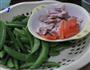 甜豆肉片的做法图解1