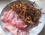 黄花菜蒸肉饼的做法图解1