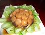 蒜肉香茹焖瑶柱的做法图解4
