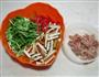 香韭豆干炒肉的做法图解2