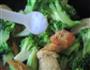 虾干素鸡炒绿花菜的做法图解11