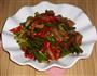 蒜苔炒肉的做法图解8