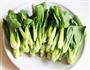 菜心炒腊肠的做法图解1