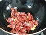 菜心炒腊肠的做法图解5