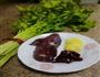 香芹炒牛肉的做法图解1