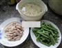 猪肉梅豆炒面的做法图解1