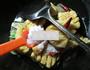 扁豆煮兰花豆腐干的做法图解7