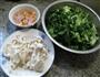 开洋白玉菇炒手捏菜的做法图解1