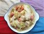 白菜大虾炖冻豆腐的做法图解7