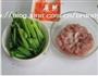 瘦肉炒韭菜花的做法图解2