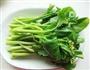 肉沫炒菜心的做法图解1