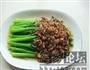 肉沫炒菜心的做法图解5