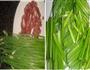 韭苔炒肉丝的做法图解1
