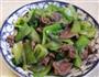 菜梗炒牛肉的做法图解3