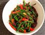 韭菜花炒腊肉的做法图解5