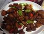 小炒肉+孜然土豆的做法图解1