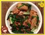 蒜苗豆腐的做法图解1