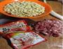 榨菜黄豆芽炒肉丁的做法图解1