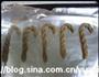 圣诞小老头儿的拐棍的做法图解7