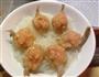 蒜蓉粉丝蒸仙贝鸡蓉虾球的做法图解3