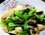 杏鲍菇炒油菜的做法图解5