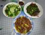 豆角炒茄孑的做法图解1