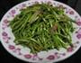 蓠蒿芽炒腊肉的做法图解3