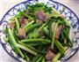 蒜苔炒肉片的做法图解3