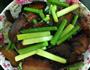 蒜薹炒腊肉的做法图解5