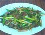 牛肉炒青蒜的做法图解4