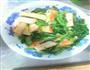 家常菜，菠菜炒蟹柳的做法图解7