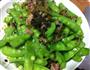 酸菜肉沫荷兰豆的做法图解4