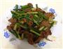 过油肉蒜苔的做法图解4