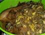 黄豆芽闷鸡腿的做法图解4