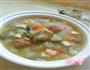 虾仁冬瓜丸子豆腐汤的做法图解4