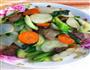 青菜腊肉炒年糕的做法图解6