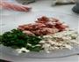 葱香猪肉豆腐饺子的做法图解1