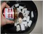 香辣海鲜味拌饭酱炒猪肠粉的做法图解4