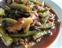乐乐自家菜-豆瓣烧豆角茄子土豆的做法图解3