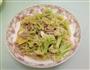 花菜炒肉的做法图解3