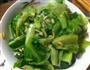 虾米炒生菜的做法图解1