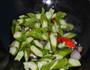 秋分时节养生菜-秋葵炒腊肉的做法图解5