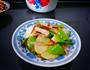 青椒缸豆炒茭白的做法图解4