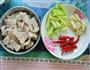 花菜炒肉-冬季暖身的做法图解1