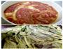 芥兰炒牛肉的做法图解1