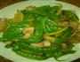 酸菜荷兰豆炒肉片的做法图解5