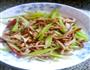 芹菜炒肉丝的做法图解4