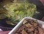 手撕包菜炒肉片的做法图解6