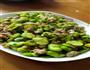 葱香肉末蚕豆的做法图解5