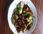 青椒香菇炒豆干的做法图解5